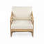 Fauteuil club d'extérieur en polyester enduit de PVC