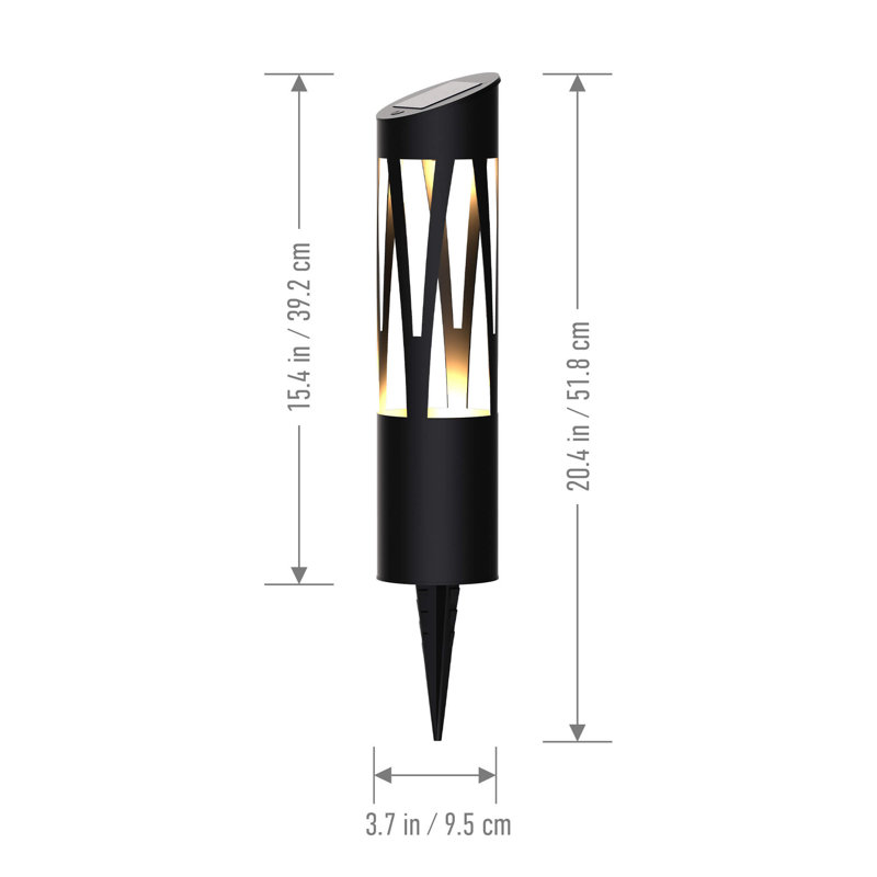 Borne d'éclairage solaire KODA Sunburst