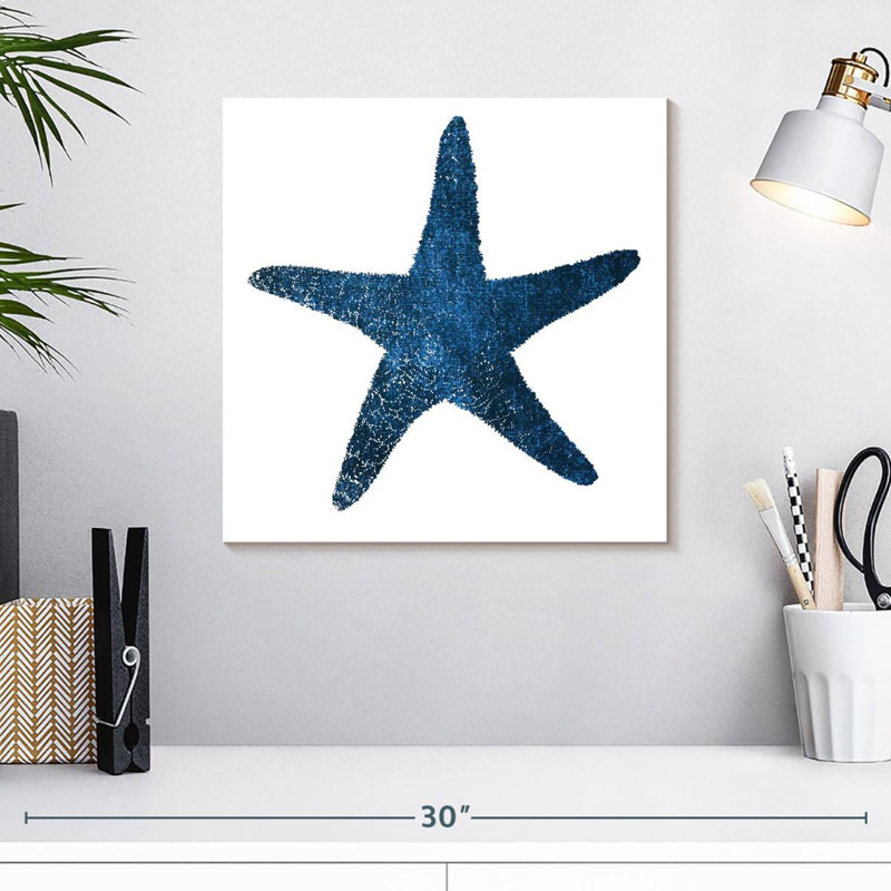 Aletra Navy Starfish, 16" H x 16" W