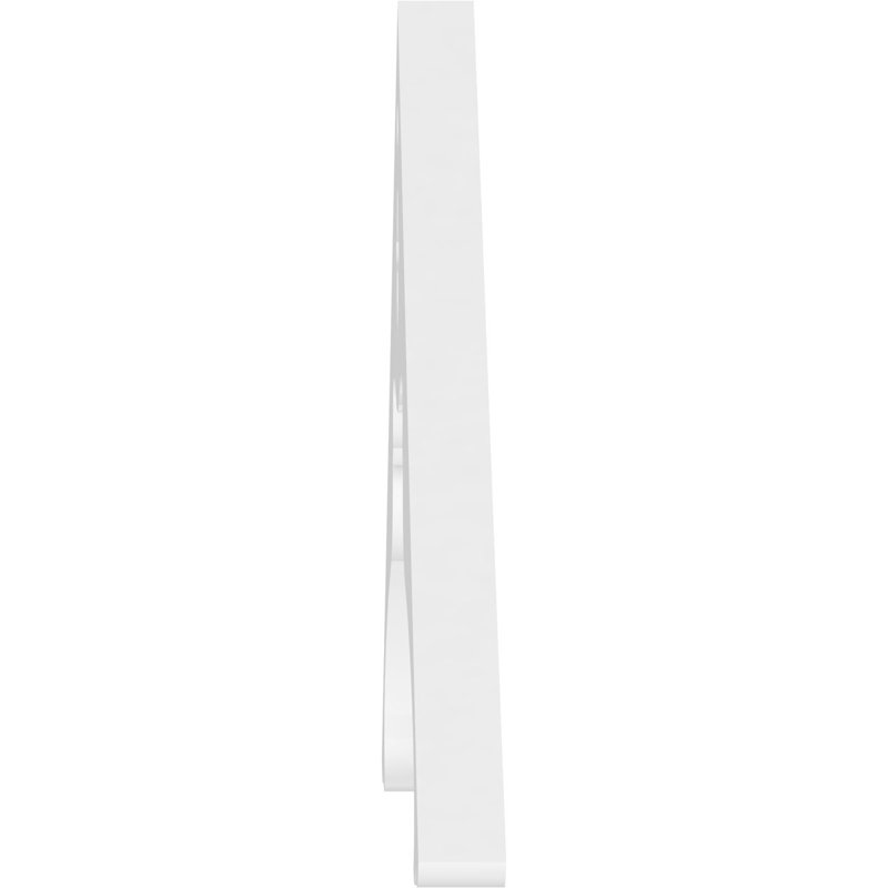 Pignon en PVC de qualité architecturale Heath, H 10,5 po x l 36 po x P 1 po, 7 / 12