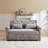 58.27 Inch 3-In-1 Loveseat Sofa Bed - Chenille Fabric Pull-Out Couch Sleeper - Full KD Back Frame-237997300