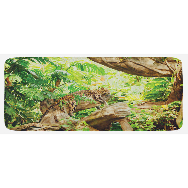 Tapis de cuisine safari