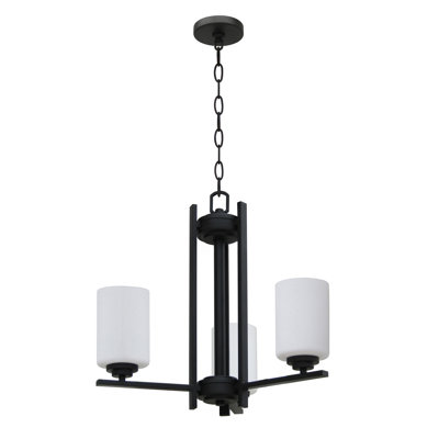 Lustre 3 lumières noir
