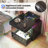 Ashten 19.7'' W - Modern Nightstand with Diamond-Cut Drawer Fronts, RGB Smart Lighting & Charging Hub and 3 Drawers (2 Standard + 1 Hidden)-2036081753