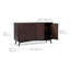 Buffet 3 portes et 2 portes Tremolo avec façades cannelées et design moderne-975836551