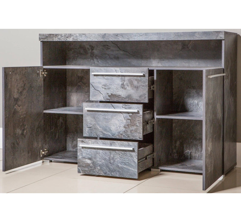 Davany 132cm Sideboard, Grey