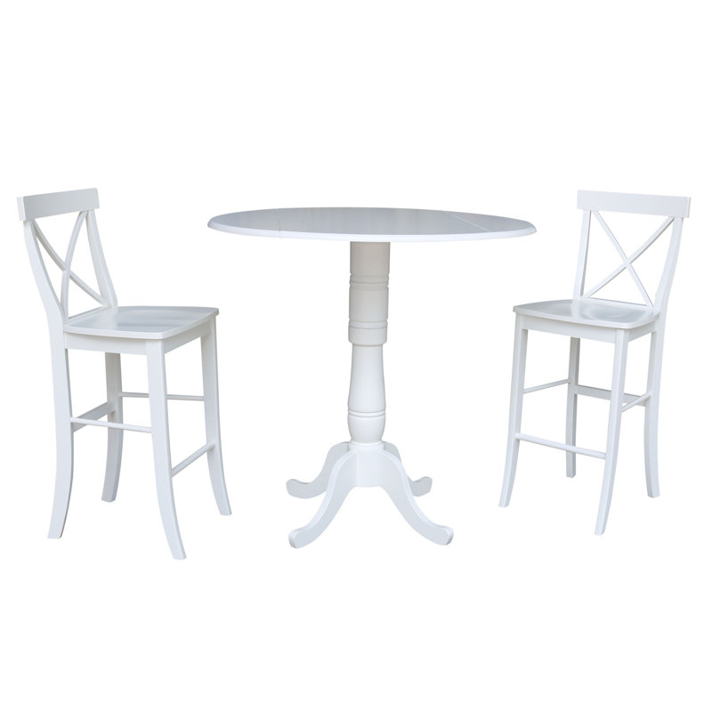 Ensemble de salle à manger Danyela, Blanc