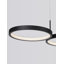 4 - Light Black LED Drum Pendant
