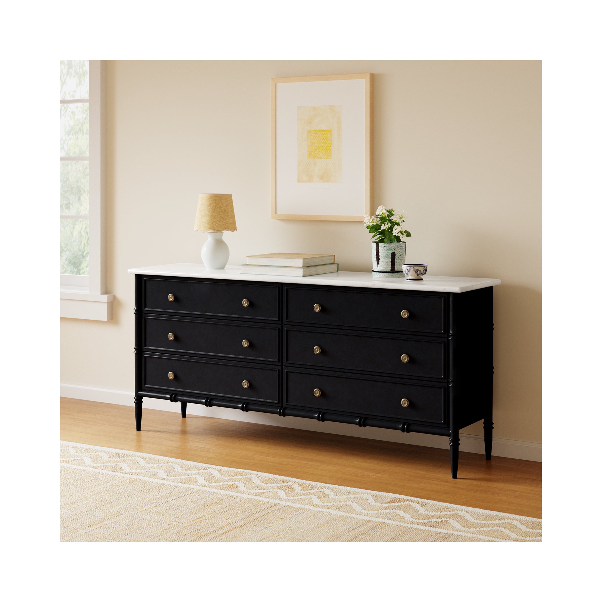 Berlin 6 Drawer Dresser