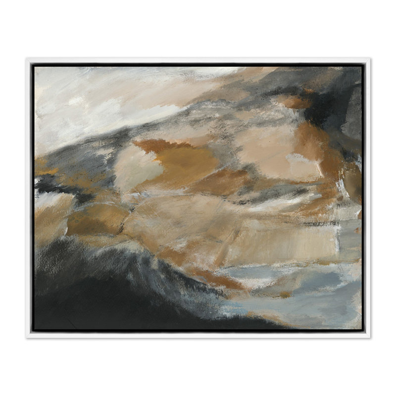Pinnacle Painting by Melanie Biehle, White Maple Canvas Floater Framed, 26" H x 32" W