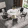 Patsy Round Dining Table with Rotating Tray