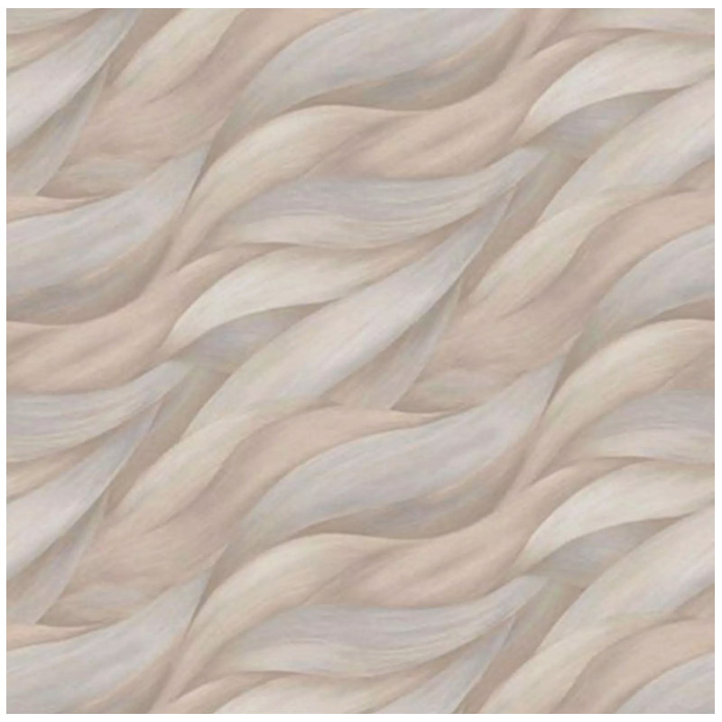 Wallpaper Abstract Featuring Waves, Beige