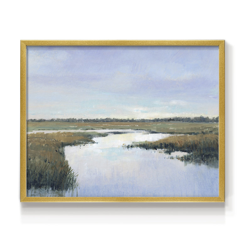 Coastal Plains I - Impression encadrée - Restickable