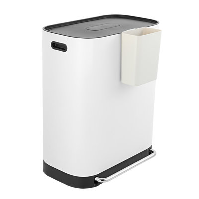 Poubelle à pédale en acier inoxydable 16 gallons Beni