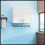 Armoire murale de salle de bain avec tablette réglable