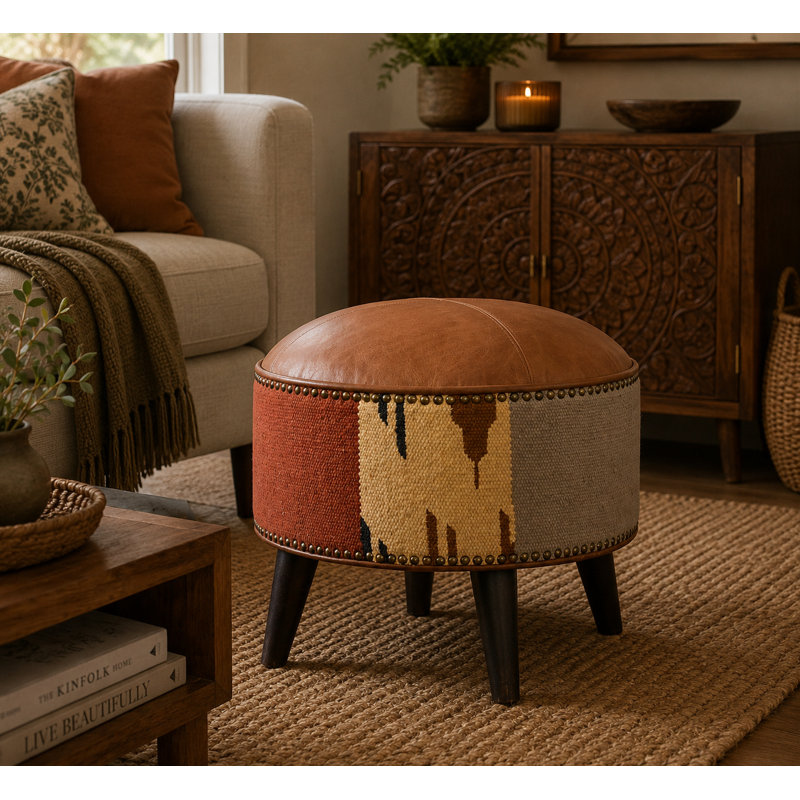 Ithel Upholstered Ottoman