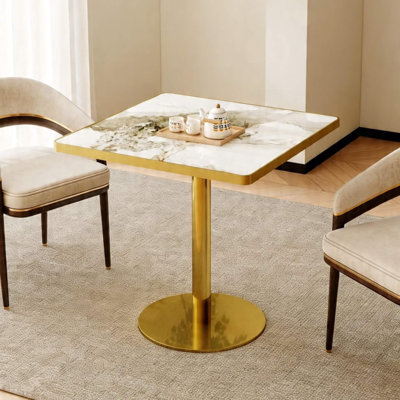Table bistro 31,5 po Modern Glam
