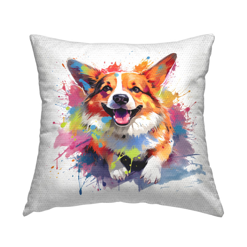 Abstract Outdoor Throw Pillow
