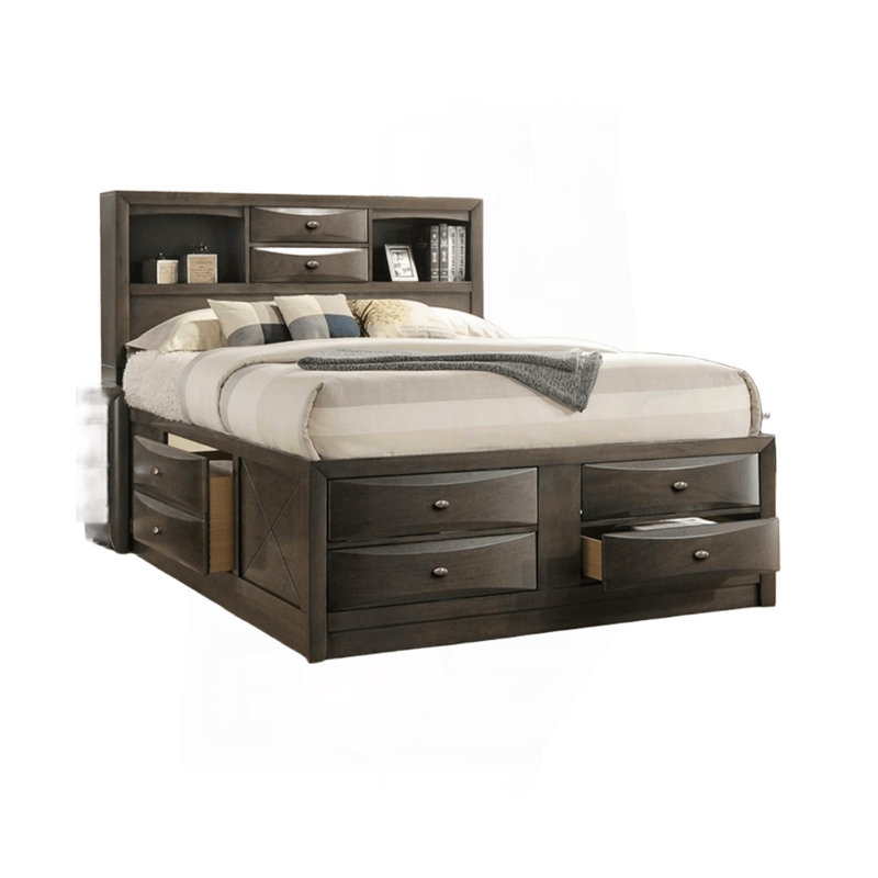 Mobilier de chambre à coucher contemporain 3X Nightstands