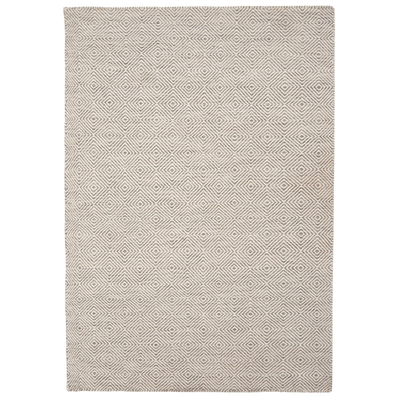 Loiret Geometric Wool Hand Woven Area Rug, Rectangle 190 x 290cm
