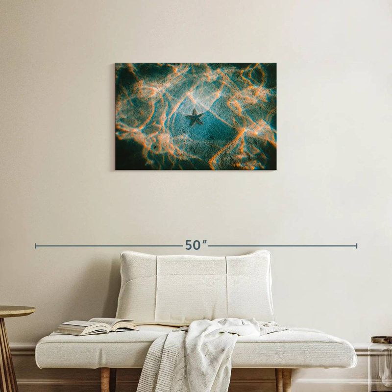 Crowle Sandy Underwater Starfish, H 20 po x l 30 po