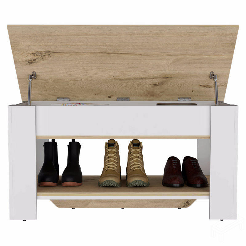 Table de rangement, quatre pieds, tablette inférieure