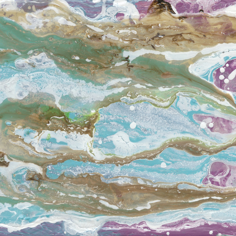 Mermaid's Tale II by Alicia Ludwig - Wrapped Canvas Print, 122cm H x 122cm W