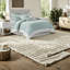 Ensemble de literie en coton de qualité supérieure, mini ensemble de housse de couette turquoise, style bord de mer pour la maison