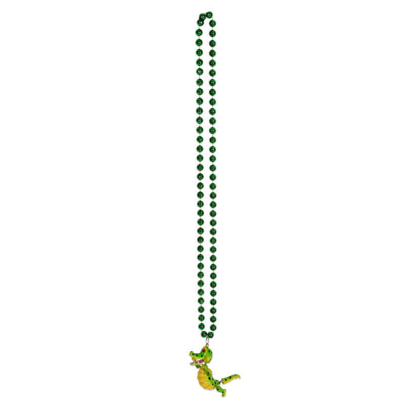 Perles avec médaillon alligator Bobble