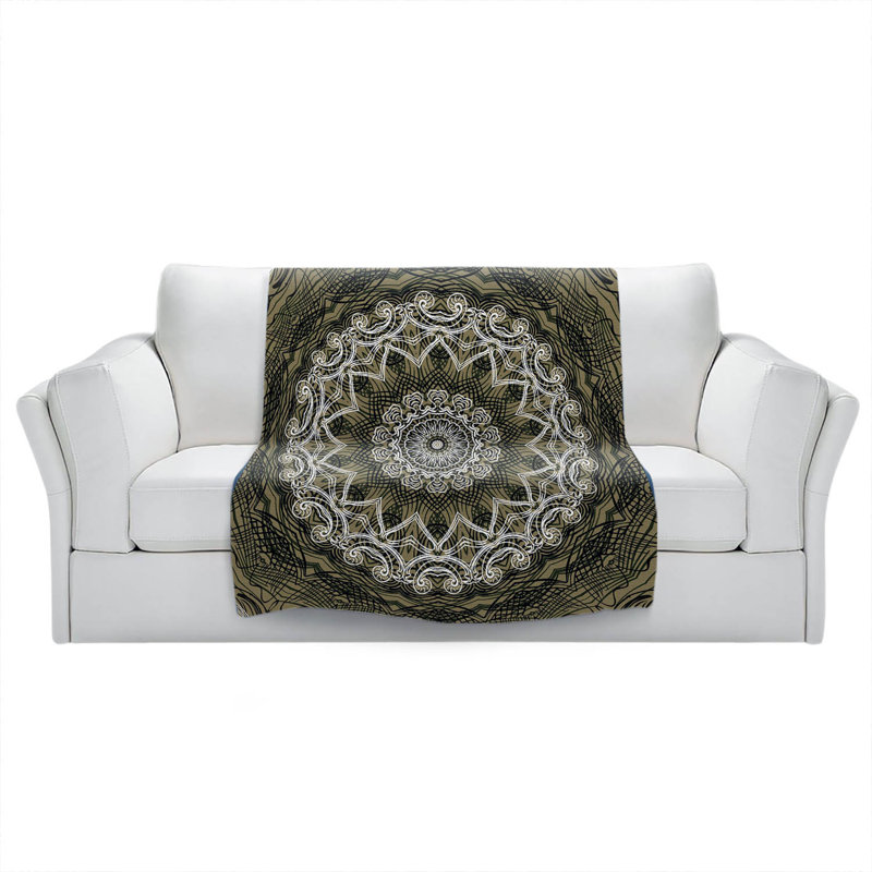 Hand Woven Throw Blanket, 51" x 60"