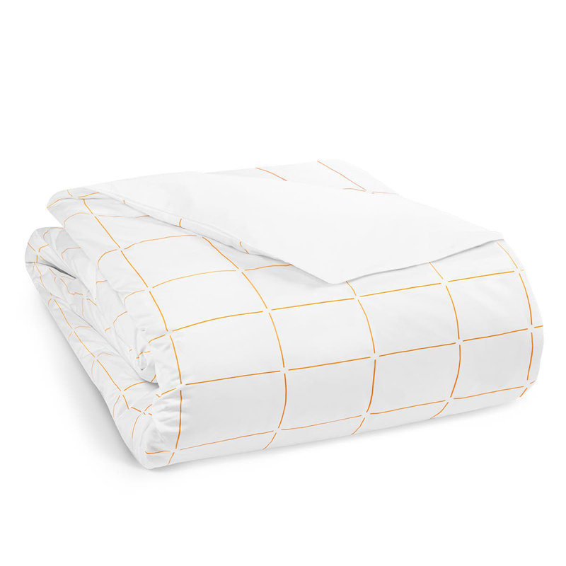Duvet Cover Set, Tangerine, Twin XL Duvet Cover + 2 Standard Pillowcases