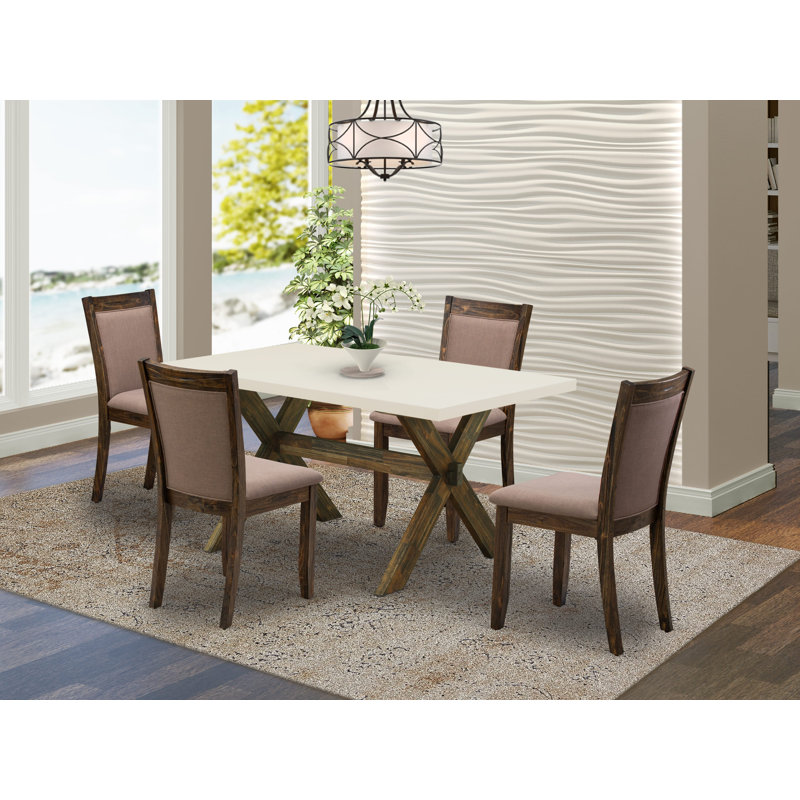 Ensemble repas Djellza, Blanc cassé, 5