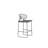 Aysheia 65cm Bar Stool with Cushion-139840429