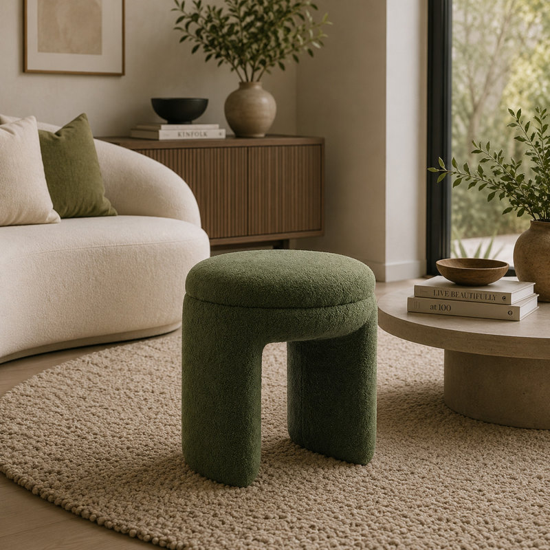 Tabouret Janie, Vert