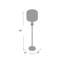 Lampe sur pied 60 po Layden
