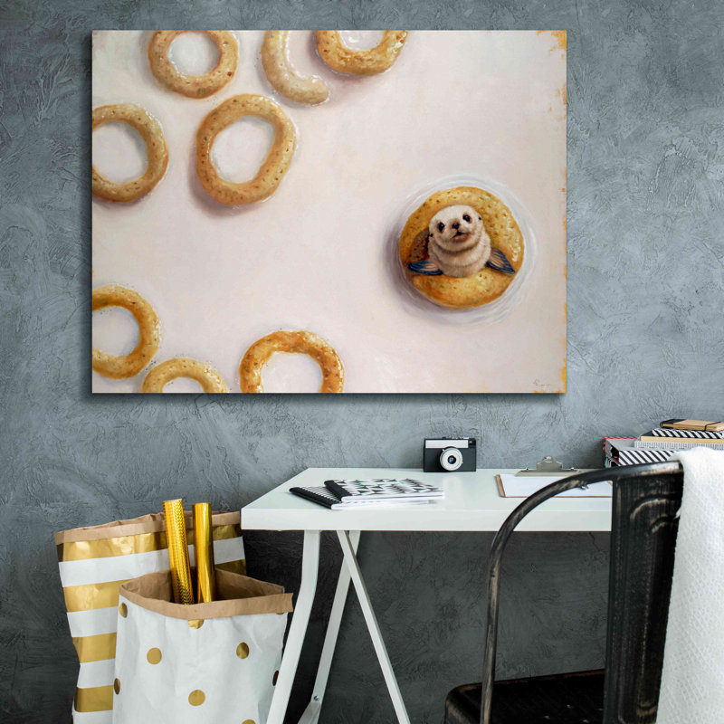 "Sealrio" par Lucia Heffernan, H 26 po x l 34 po x P 1,5 po