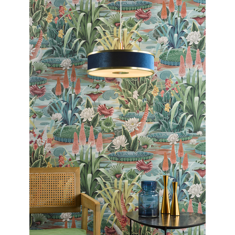 Avionne 3 - Light Pendant, Blue, Brushed Brass