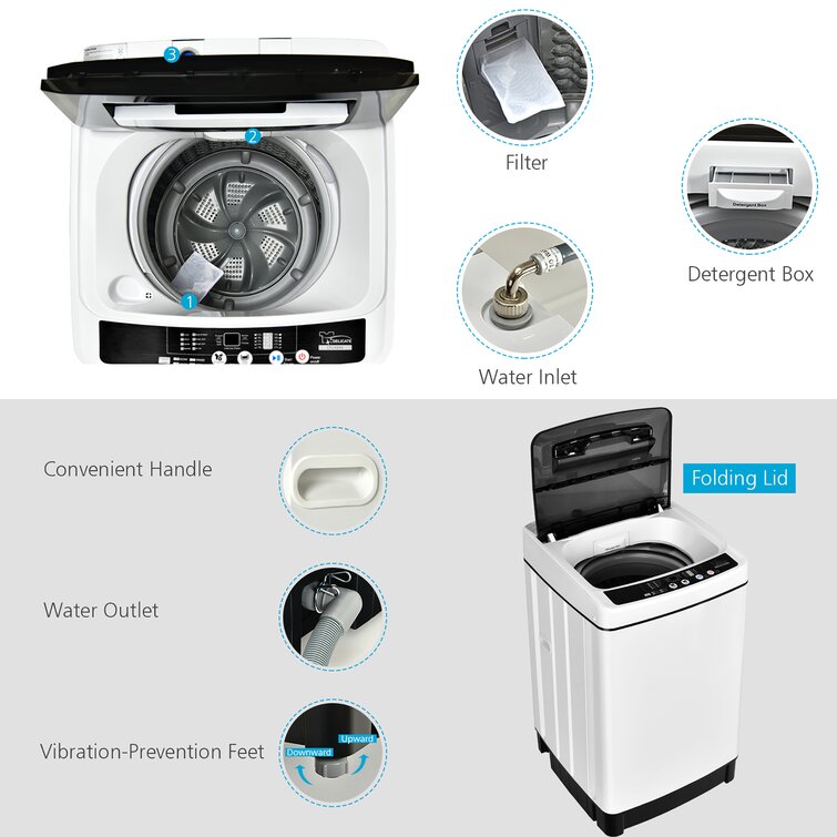 Wayfair  Costway Portable Washers & Dryers You'll Love in 2024
