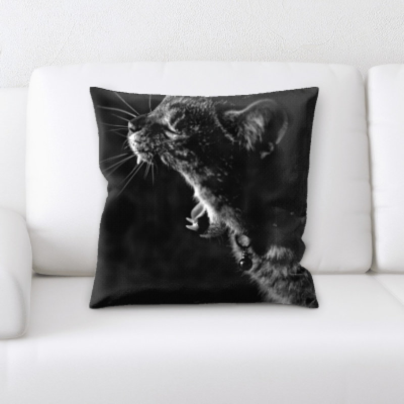 Microsuede Reversible Throw Pillow