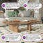 Petite table basse Artisan-Crafted pour des espaces de vie confortables