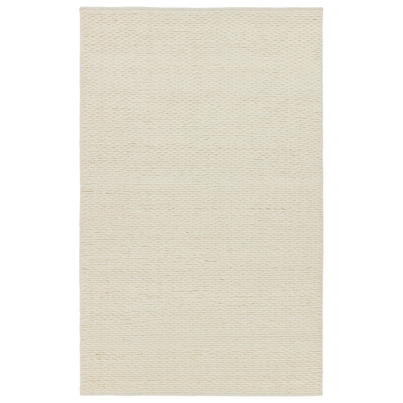 Tapis crème fait à la main Avonelle, Rectangle 6 pi x 9 pi