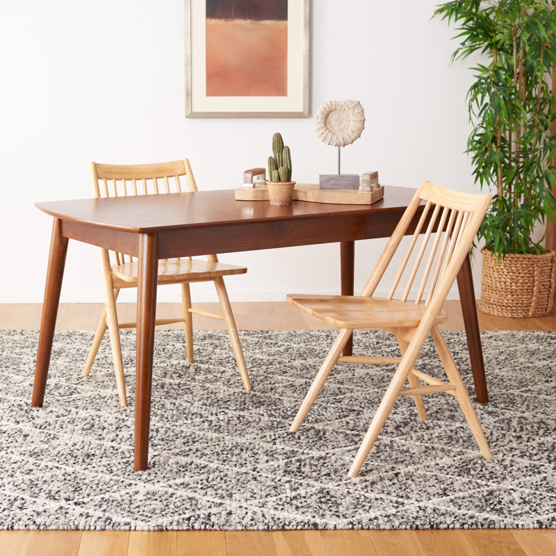 Fairfield 59.05'' Extendable Dining Table, Walnut