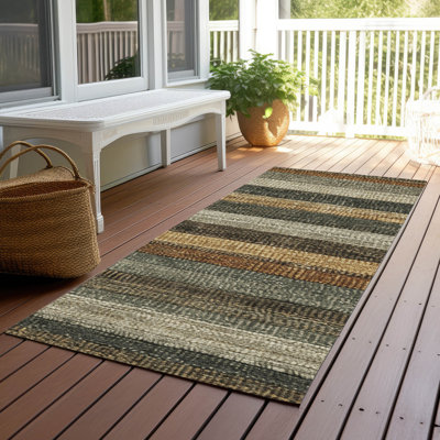 Tapis kaki Xhevrie intérieur / extérieur lavable à la machine