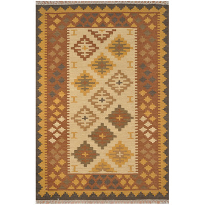 Kilim en laine tissé à la main