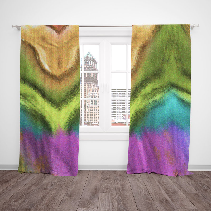 Semi Sheer Curtain Pair, 20" W x 82" L
