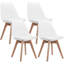 Chaise d'appoint blanche Faseeha