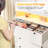 5 Tall Wood Dresser For Bedroom With Led Light And Open Shelves-1098404497