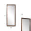 Wooden Bobbin Vanity Mirror-2093003556