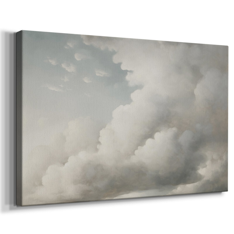 Paysage rétro-V, H 19 po x l 28 po x P 1,5 po, Toile tendue
