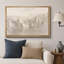«Woodland Forest Landscape Misty Forest Soft Neutral Landscape Illustration Modern Large Large Canvas Art, art mural»-111666116-108480531-108480526